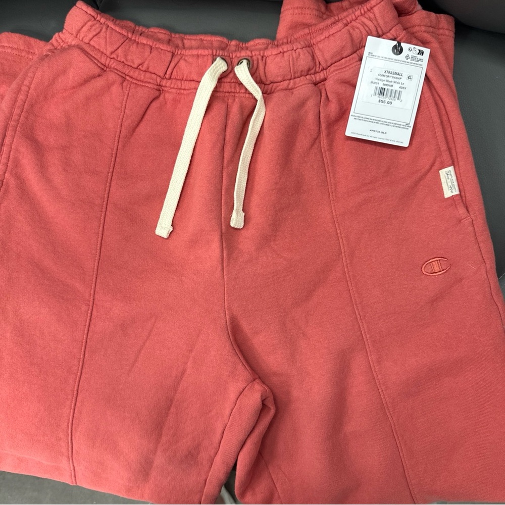 Champion Vintage Wash Wide Leg, Comfort Wash Sweatpants, XS, NWT